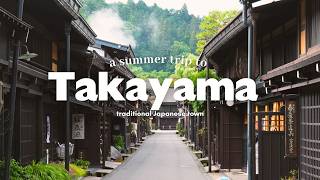 Takayama Japans most beautiful traditional town  Things to do amp eat  Travel VLOG [upl. by Aratas320]