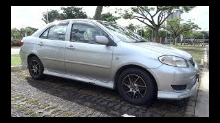 2004 Toyota Vios 15 E StartUp and Full Vehicle Tour [upl. by Riebling]