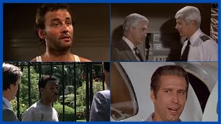 Best Comedy Movie Scenes Of The 1980s  Airplane Caddyshack Ghostbusters Vacation Major League [upl. by Fionna]