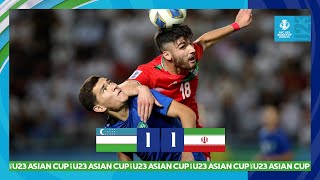 AFCU23  Group A  Uzbekistan 1  1 Islamic Republic of Iran [upl. by Niwri]