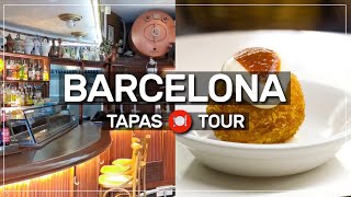 🤤 Barcelona TAPAS TOUR 🍤🍻 048 [upl. by Rubma473]