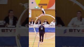 Bavarian Champinships 2023 in gymwheel Maxima Negele gymlife gymlover gymnast [upl. by Bree]