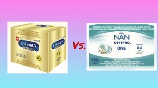 Enfamil A VS Nan Optipro [upl. by Eilrebma]