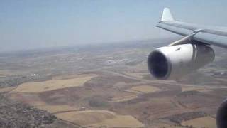 Landing at Madrid airport [upl. by Doralia]