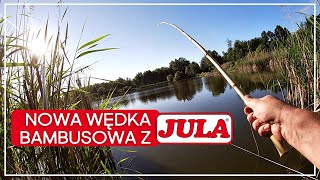 Nowa wędka bambusowa z Jula Wędkarstwo spławikowe jak dawniej [upl. by Tiat]