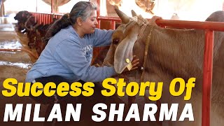 Milan Sharma का Organic Dairy Farm  Success Story  Must Watch [upl. by Eednar]