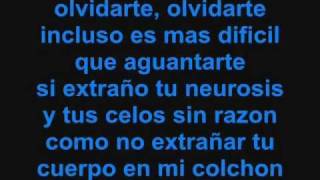 Ricardo Arjona Olvidarte con letra [upl. by Hilario316]