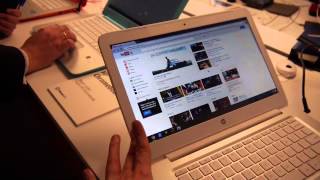 HP Chromebook 14 im Hands On Deutsch [upl. by Ylrebme611]