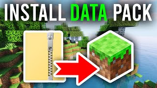 How To Install Data Packs In Minecraft  Install Minecraft Data Packs [upl. by Sakhuja]