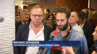 Mathias Depardon quotJe suis très heureux dêtre en Francequot [upl. by Mikal301]