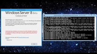 Destroying Windows Server 2012 Build 8146 [upl. by Sylvia721]