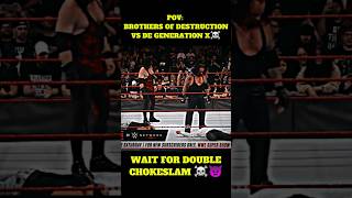 BROTHERS of Destruction Vs D Generation X☠️ Wait for Undertaker and Kane👿😬 wwe edit shorts [upl. by Joline]