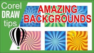 Creating a distinguishing background in CorelDraw [upl. by Madancy]