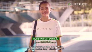 Dhabitah Sabri X Nutrilite Mixed Soy Protein Drink with Peptides amp Aloe Vera [upl. by Aicak]