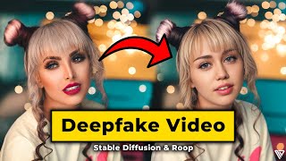 How to Deepfake ANY VIDEO in 335  Roop Face Swap Tutorial [upl. by Starr681]