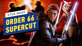 Star Wars Order 66 Complete Supercut The Clone Wars Revenge of the Sith Jedi Fallen Order [upl. by Erolyat498]