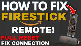 How to RESET amp FIX FIRE STICK Remote including connection [upl. by Jeffries]