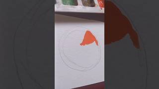 Easy orange art orange art artvlog postercolors diwalispecial [upl. by Eanert880]