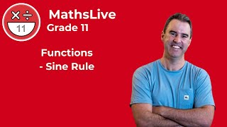 Grade 11  Solutions to Triangles sine rule [upl. by Annawaj]