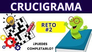 CRUCIGRAMA para resolver🕵️ RETO 2 🎯 ¿podrás completarlo [upl. by Scales]