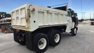 1996 Ford L8000 Dump Truck L8000 Lot124 [upl. by Noiraa]