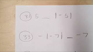 Grade 7 12 Compare and Order Integers [upl. by Cleve969]