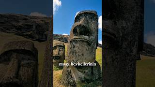 Paskalya Adası Moai Heykelleri🤯😳 shorts history shortsbeta [upl. by Luthanen]