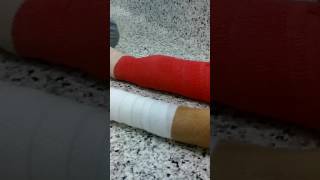 How to wrap a dogs leg with a doc [upl. by Sedinoel578]