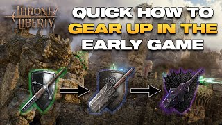 Quick Gear Guide for Beginners in Throne and Liberty [upl. by Ardenia]