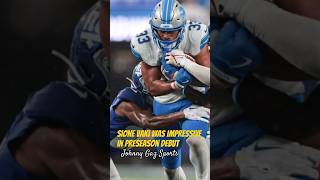 Sione Vaki was IMPRESSIVE in preseason debut  Johnny Gaz Sports detroitlions nfl onepride [upl. by Selda]