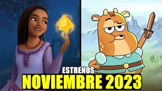 PRÓXIMAS PELÍCULAS ANIMADAS Y CARICATURAS QUE SE ESTRENAN EN NOVIEMBRE 2023 [upl. by Borreri768]