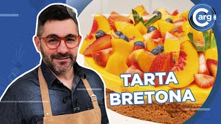 RECETA DE TARTA BRETONA DE MANGO Y MARACUYÁ [upl. by Teleya187]