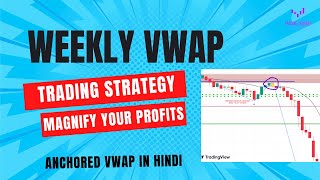 Weekly vwap strategy  Anchor vwap hindi  Vwap intraday trading strategy  Free anchored vwap [upl. by Nalyd]