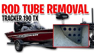 You Can Do It Tracker Boat  Rod Tube Removal  175  190  195 [upl. by Feldman]