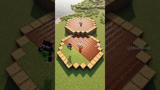 HUERTO CIRCULAR 🤯 en Minecraft [upl. by Nostrebor942]