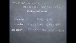 Lesson11 Time Independent Perturbation Theory  More Ion Traps [upl. by Carmelina]