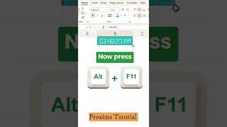 How to use Digital clock in ms excel shortvideo shorts short shortsviral [upl. by Nairehs]