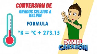 CONVERSIÓN DE GRADOS CELSIUS A KELVIN Super facil  Para principiantes [upl. by Nogras]