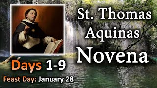 St Thomas Aquinas Novena  Feast Day January 28 [upl. by Asiralc]