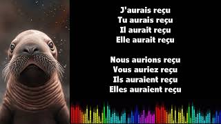 ♫ Japprends le français ♫ Conjugaison I RECEVOIR I Conditionnel Passé [upl. by Anirbac]