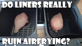 Do liners really affect airfrying [upl. by Eeryk]