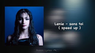 Lenie  Sans Toi speed up Lenie sanstoi single staracademy2023 [upl. by Kuth]