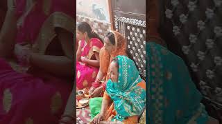 Karwa Chauth Ki Pooja Karte Hue subscribe [upl. by Yehudi134]