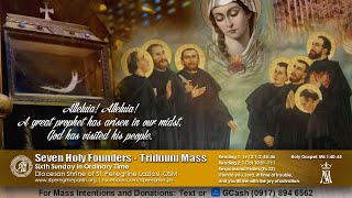 6PM Triduum Mass Day 1  Seven Holy Founders  February 13 2021 [upl. by Orit]