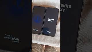 Animación de reinicio Motorola E13 vs Samsung Galaxy A04 Android 13 vs Android 14 [upl. by Rafferty]