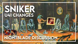 ESO  U41 Nightblade Discussion  BIG CHANGES [upl. by Eatnahs]