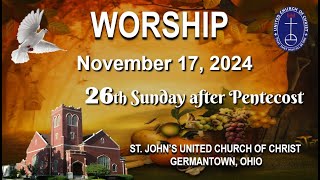 111724 St Johns United Church Of Christ [upl. by Ettennil239]