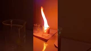 Benzyl Chloride Ignition test chemistry lab pharmacy [upl. by Iidnarb741]