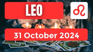 Leo horoscope  Leo Horoscope for Today 31 October 2024 [upl. by Curkell]