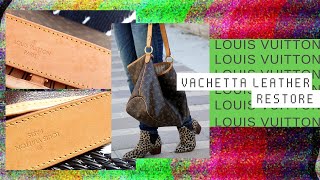 Louis Vuitton How to remove spots and stains from Vachetta Leather [upl. by D'Arcy]